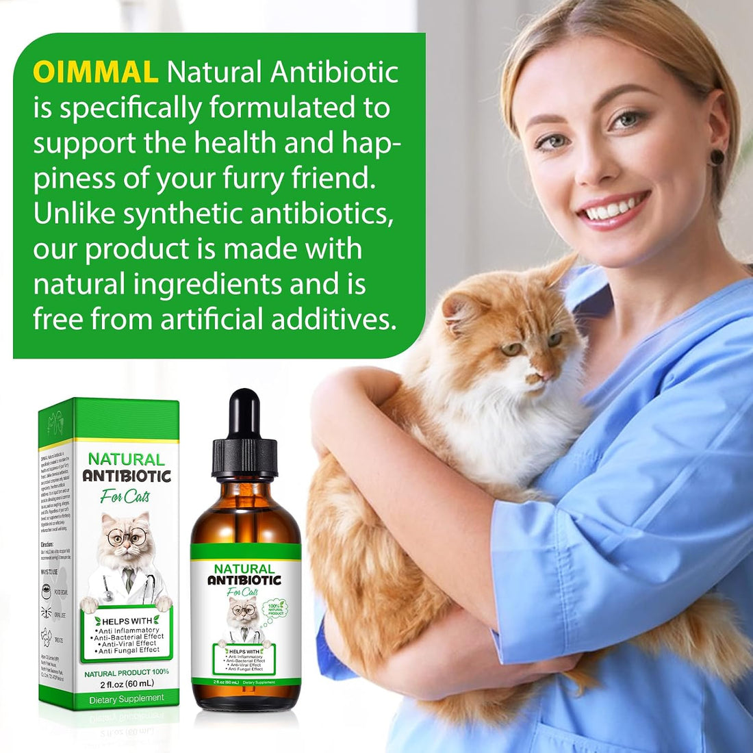 Natural Antibiotic for Cats - Broad Spectrum Herbal Remedy