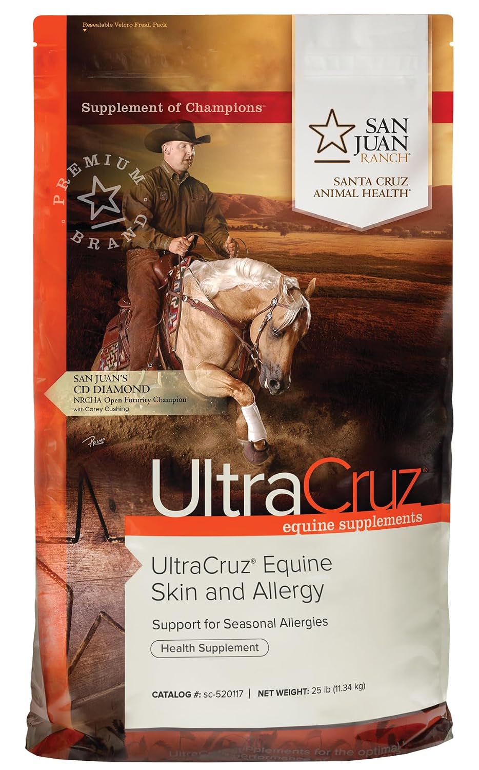 UltraCruz® Equine Skin and Allergy, 25 lb