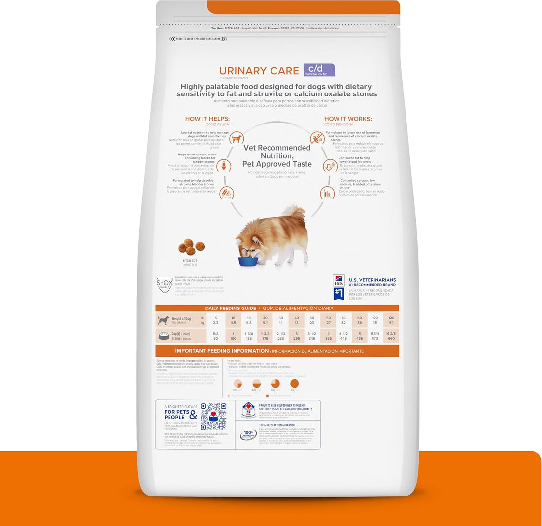 Hill's Prescription Diet c/d Multicare Low Fat Urinary Care Dry Dog