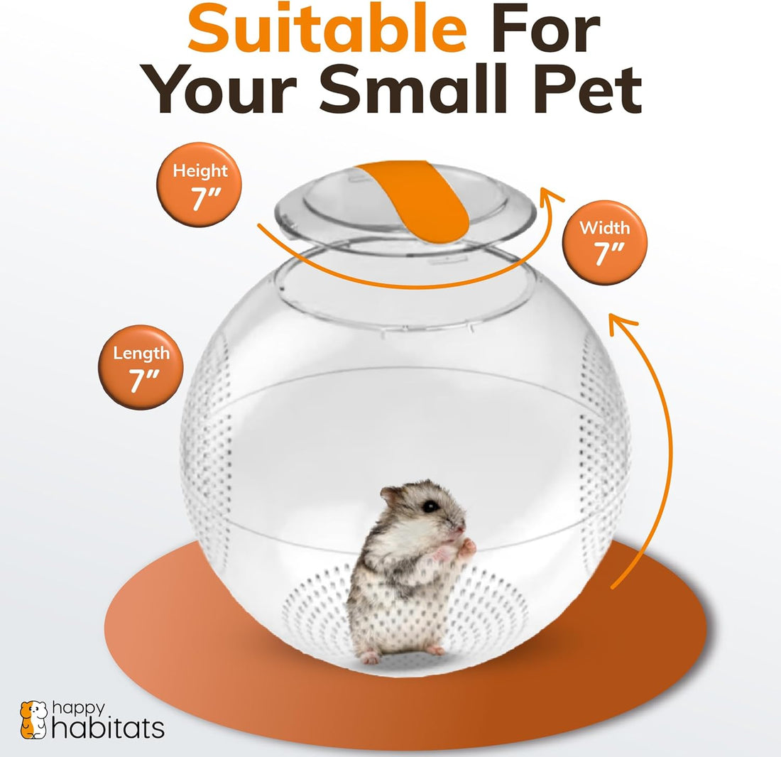 Clear Hamster Exercise Ball 7” – Pet Hamster Accessories