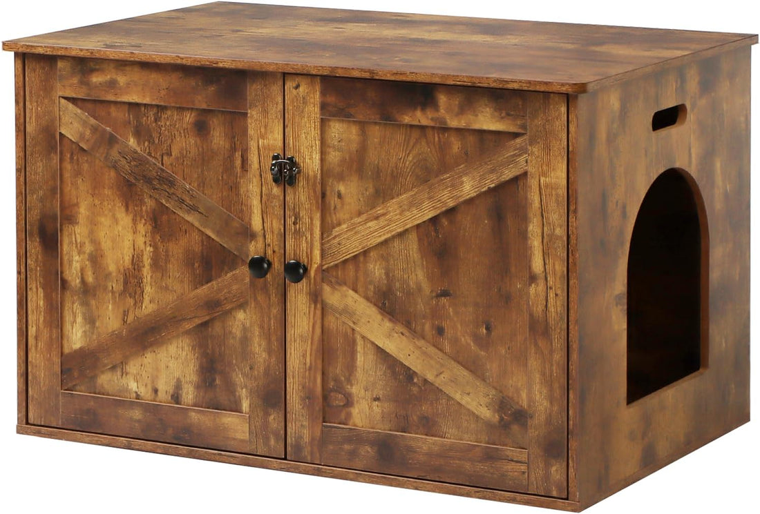 Timberer Cat Litter Box Enclosure