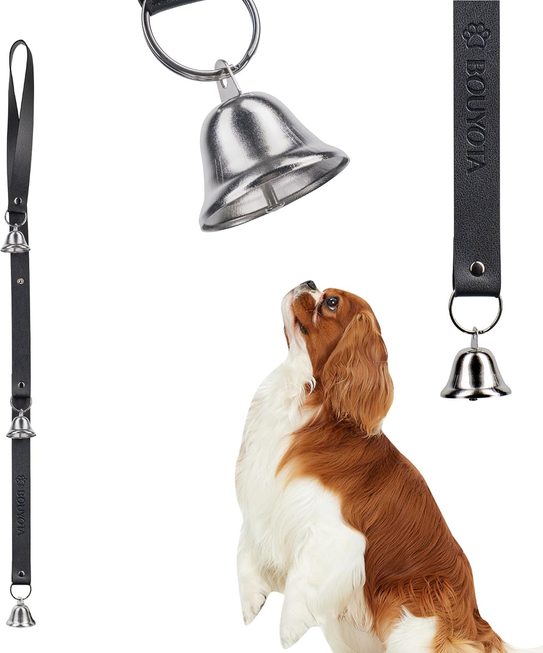 Leather Dog Door Bells, Dog Door Bells for Potty Training