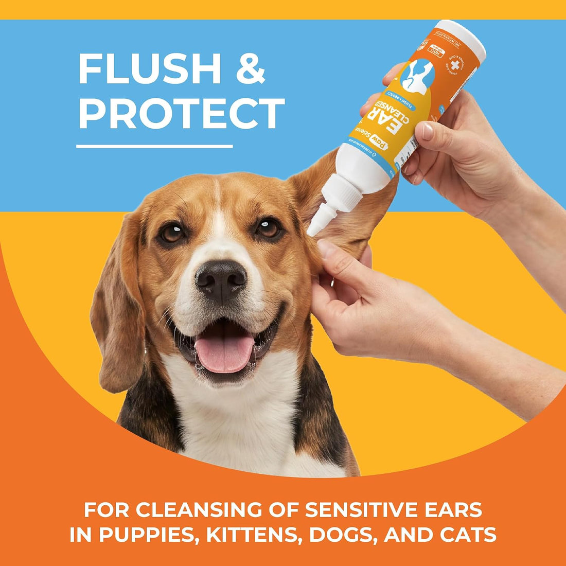 Paw Science Dog Ear Cleaner, Ear Wash Solution Hocl Ear Flush