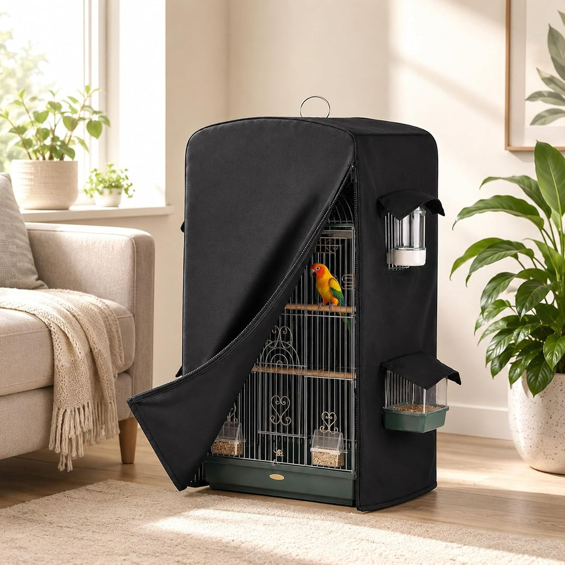 Klmnop Bird Cage Cover for Night