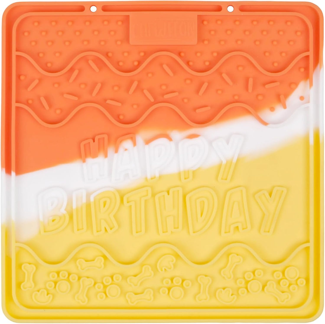 CHEWFFON Dog & Cat Lick Mat, Birthday Silicone Licky Pad