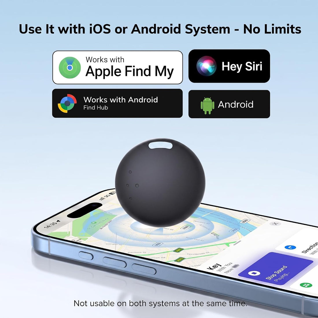 Pet Tracker for Dogs & Cats – No SIM Card, iOS & Android Compatible