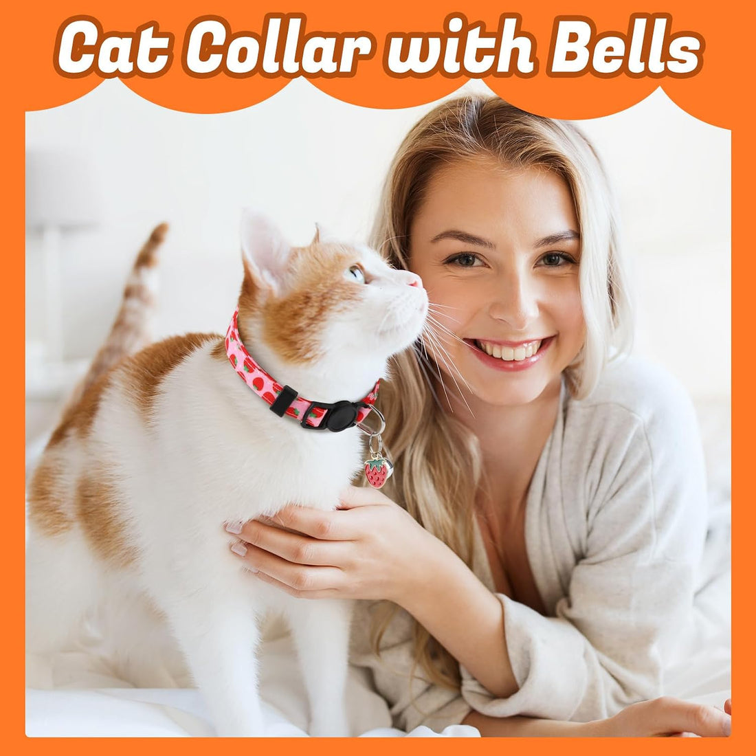 18 Pcs Holiday Cat Collars 4th of July Cat Collars Breakaway