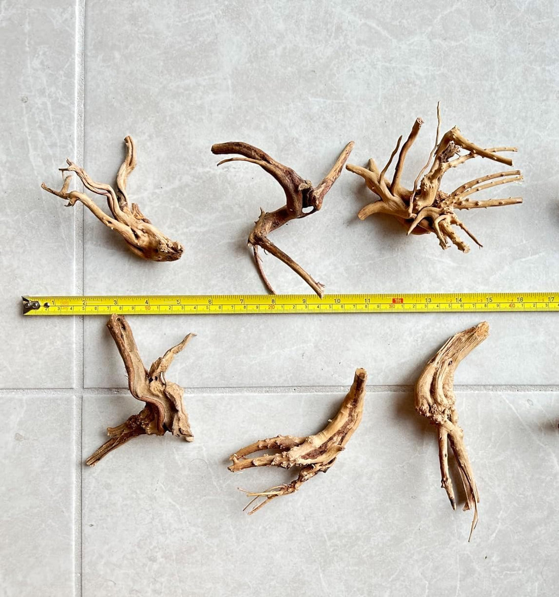 YZHZOM 8pcs Natural Small Spiderwood Driftwood for Aquarium Decor