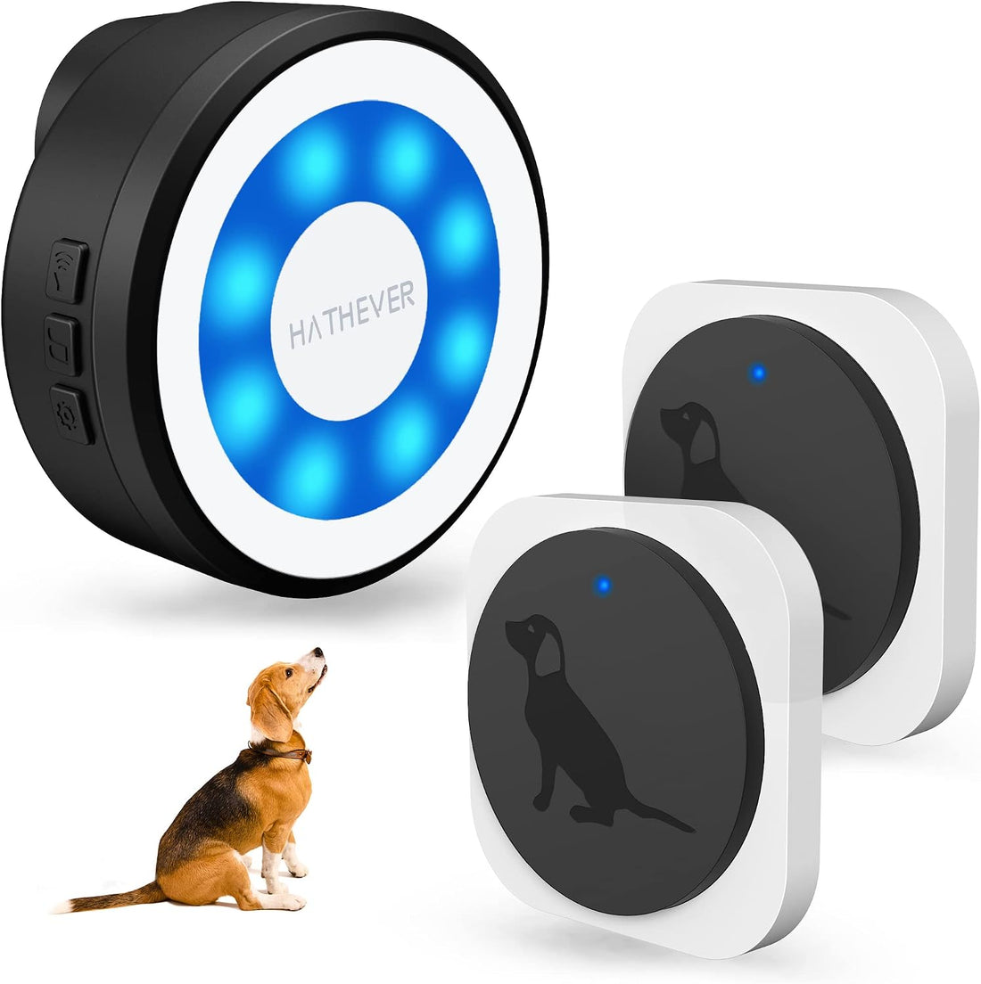 Wireless Dog Doorbell to Go Outside with 4 Notification Modes