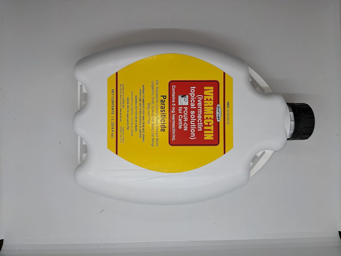 Durvet Ivermectin Pour-On for Cattle 1000 mL
