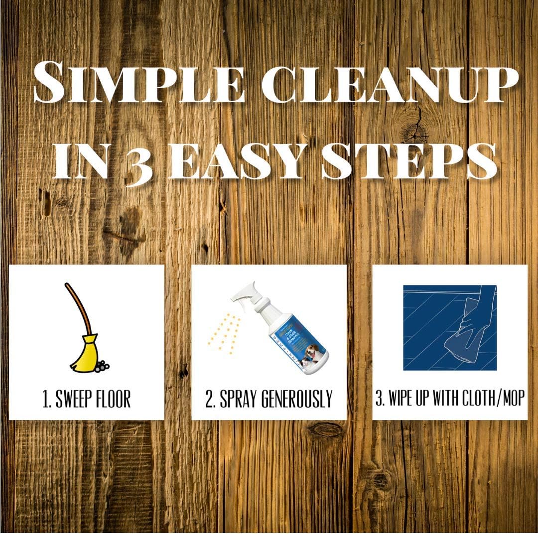 Stink Free Hardfloor Pet Stain & Odor Remover for Hard Wood Floors