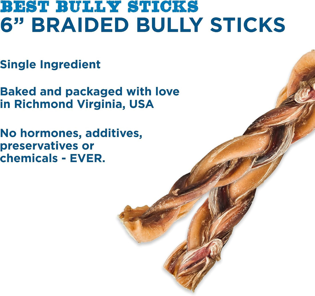 Best Bully Sticks Braided Bully Sticks Dog Chews