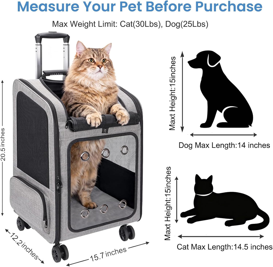 Extra Large Cat Backpack Carrier for Cats Under 30 Lbs