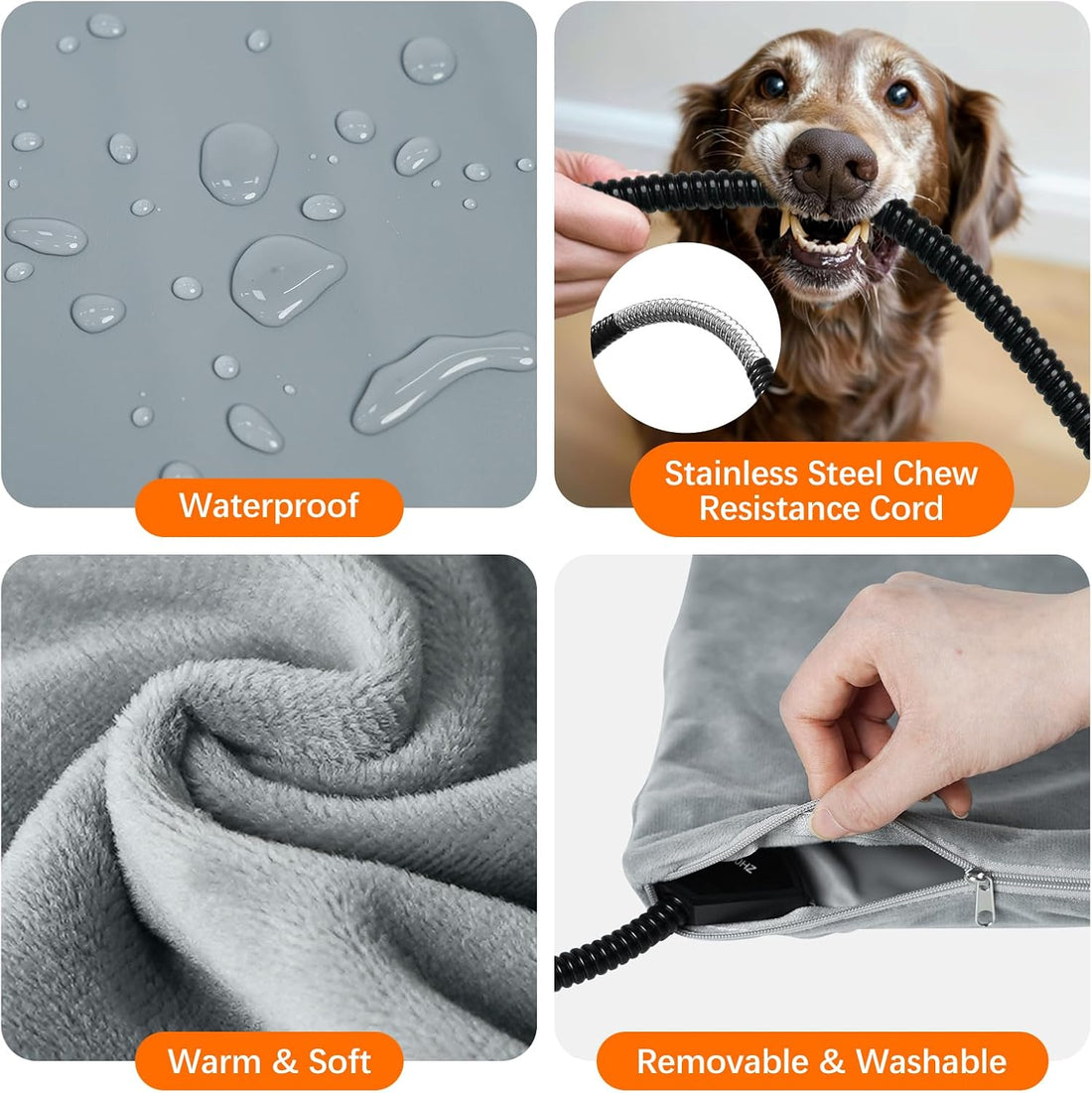 Vannon Pet Heating Pad for Dogs & Cats, Adjustable Heat with Timer