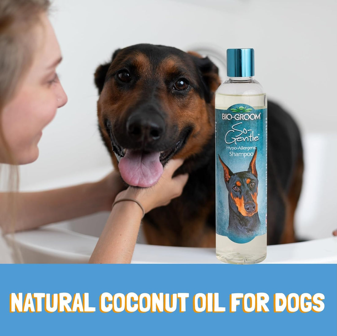 Bio-Groom So-Gentle Hypoallergenic Dog Shampoo, Tearless, 1 Gallon