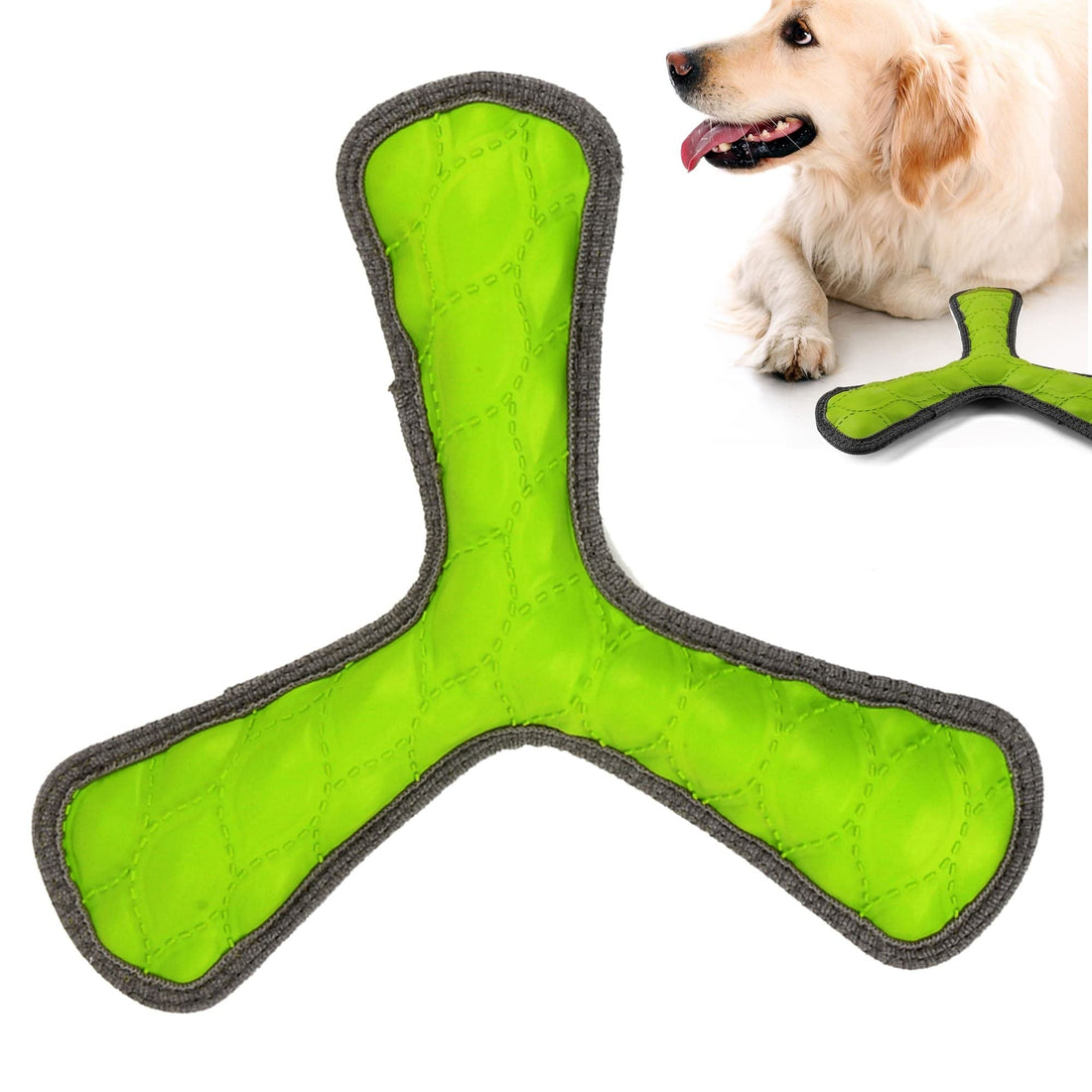 Tuff Pupper SuperChewy Tough Floating Dog Water Toy Strong Natural
