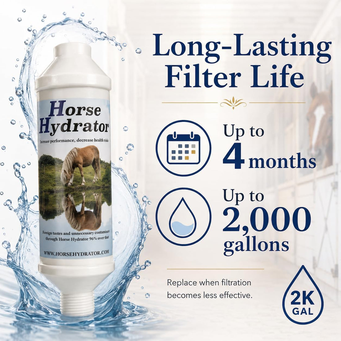Horse Hydrator Water Filter