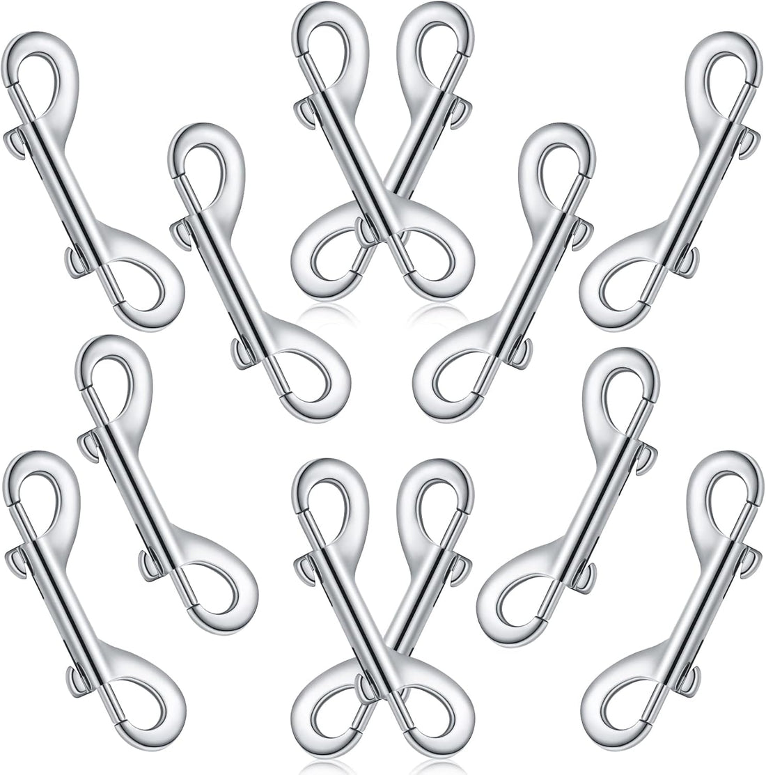 BBTO 12 Pcs Double Ended Bolt Snap Hooks for Dog Leash Horse,3.5 Inch