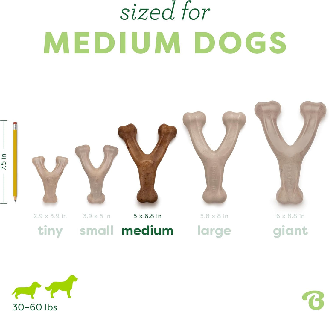 Benebone Wishbone Dog Chew Toy for Aggressive Chewers