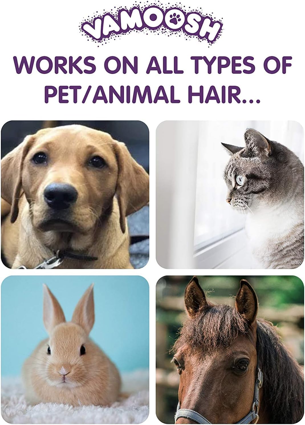 Vamoosh Pet Hair Remover | For Front Load Washers