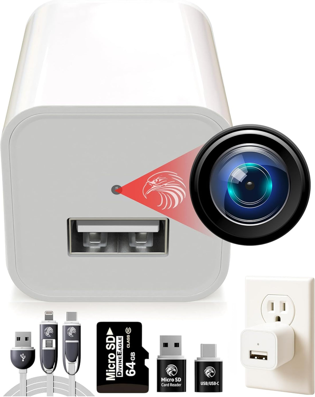 Plug-in Full HD Dome Camera - Premium Reliable 1080p Pet Cam