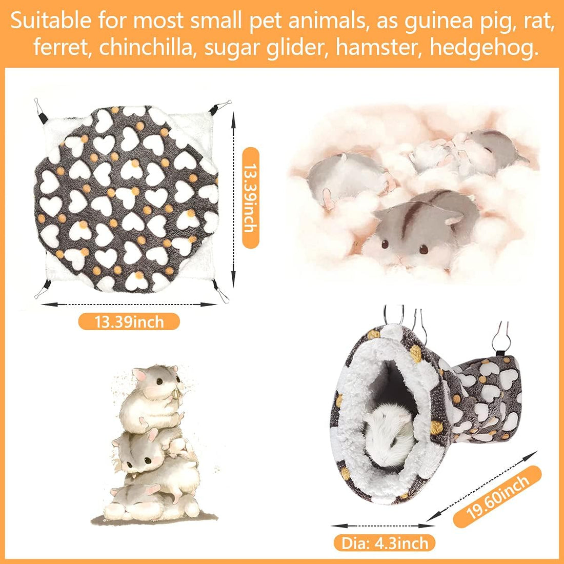 LEFTSTARER Cashmere Pet Bed Mat and Toy