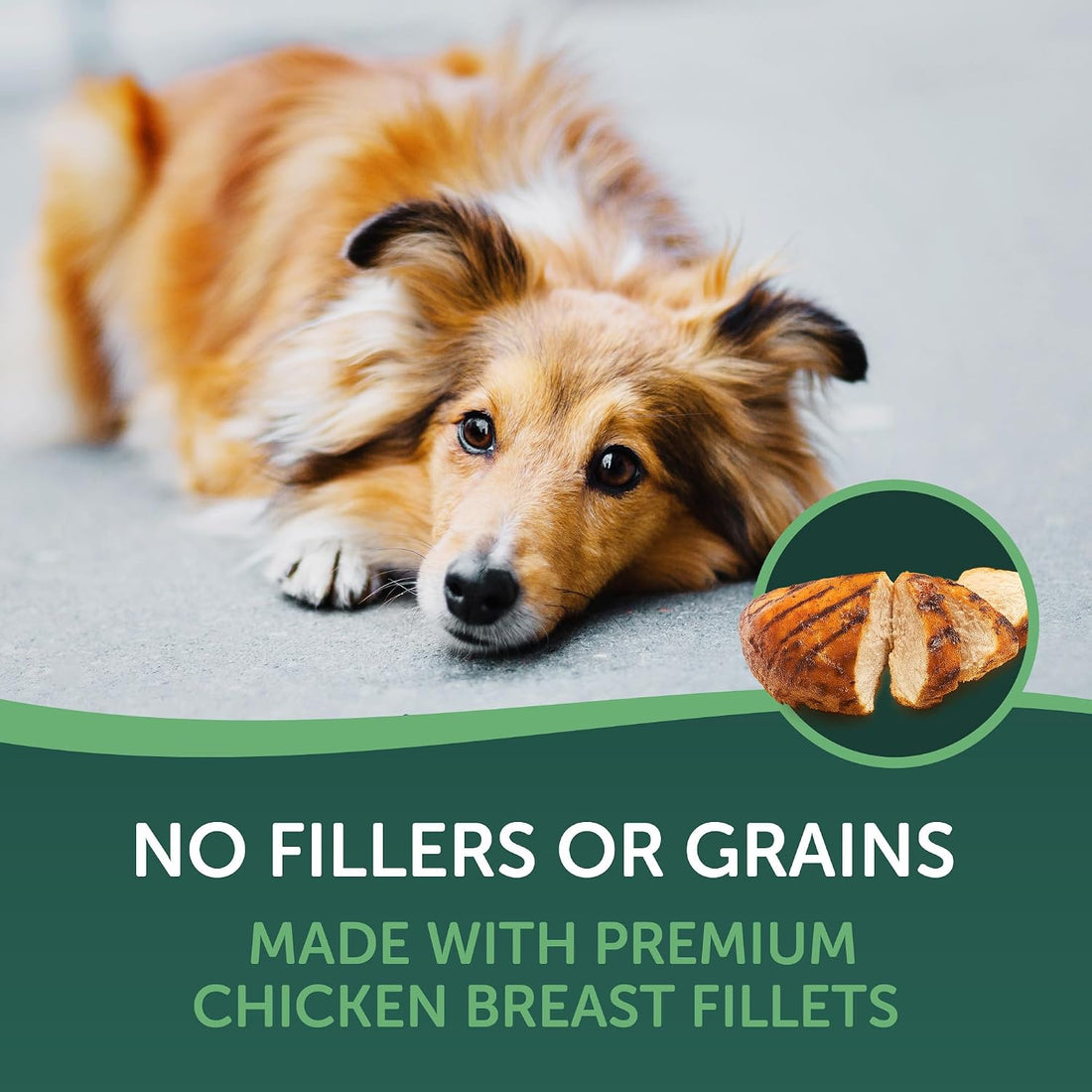 HEALTHFULS Chicken Tenders Dog Treats with Glucosamine & Chondroitin