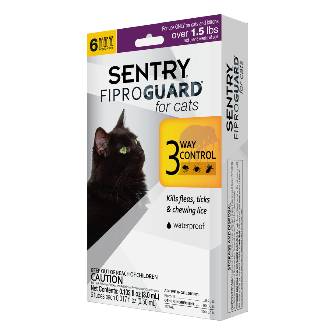Sentry Fiproguard Flea & Tick Prevention for Cats