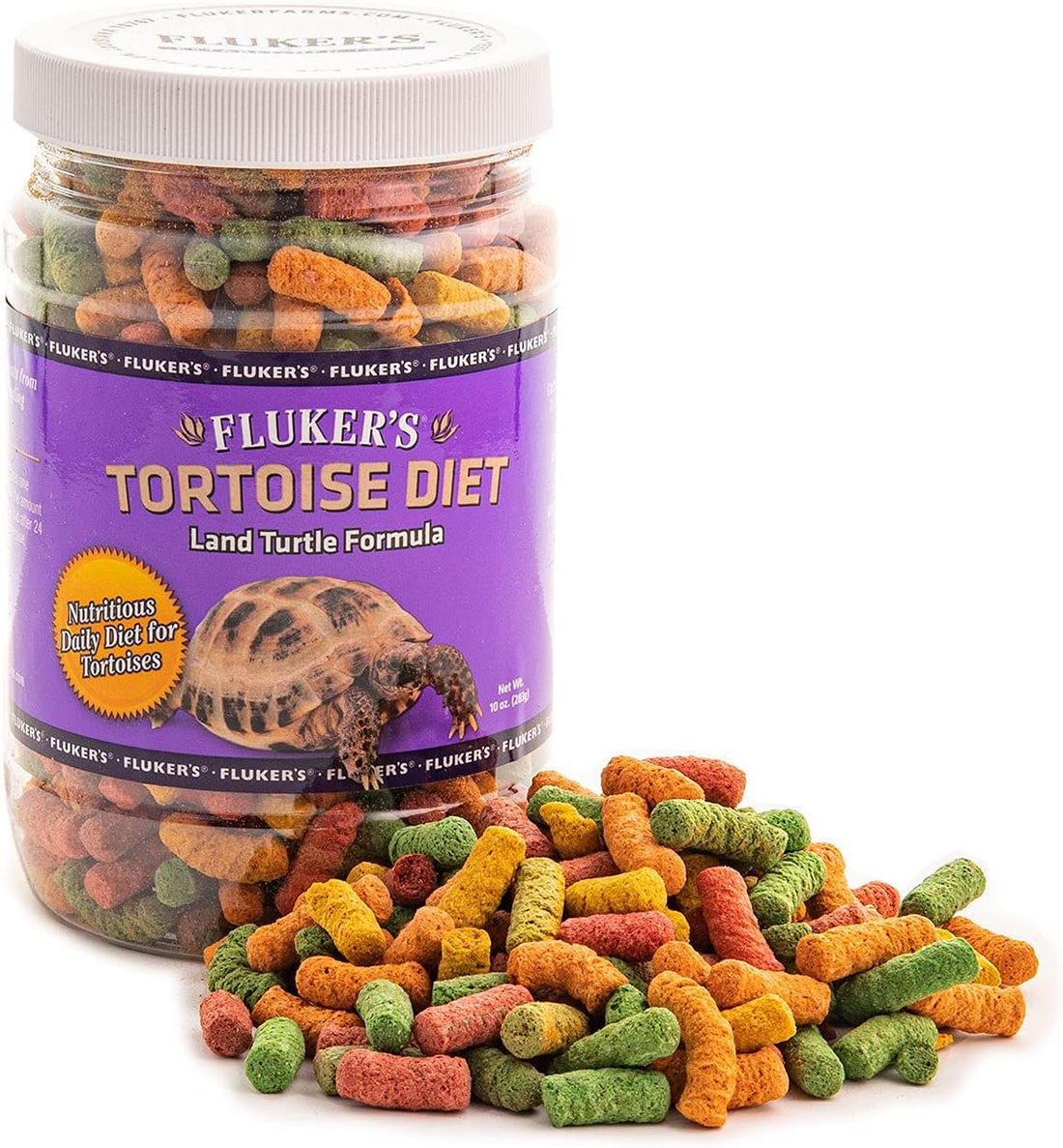 Fluker's Tortoise Diet, Large Pellet Food, Land Turtle Formula