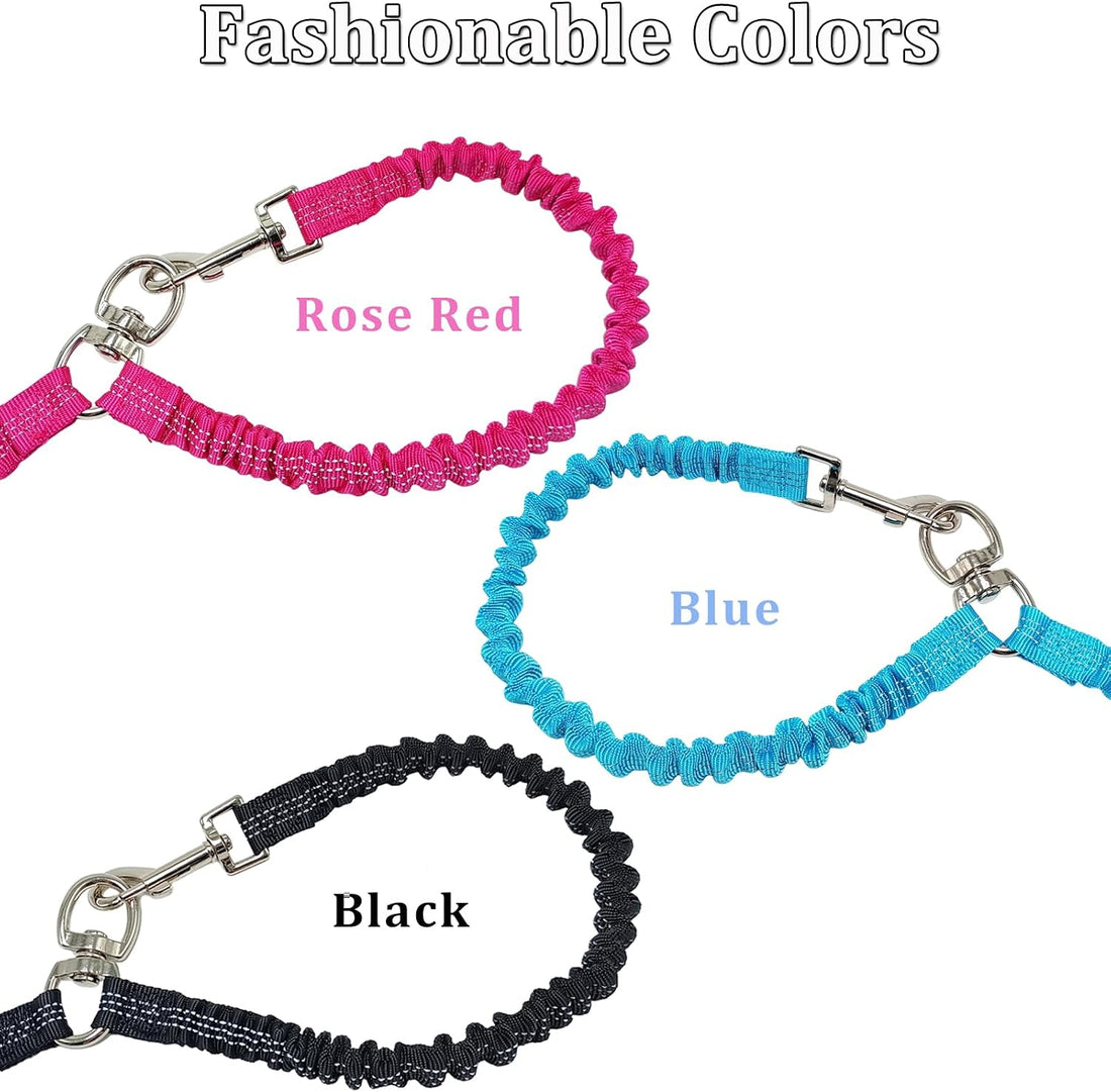 Double Dog Leash Coupler, Different Length Splitter for 2 Dogs
