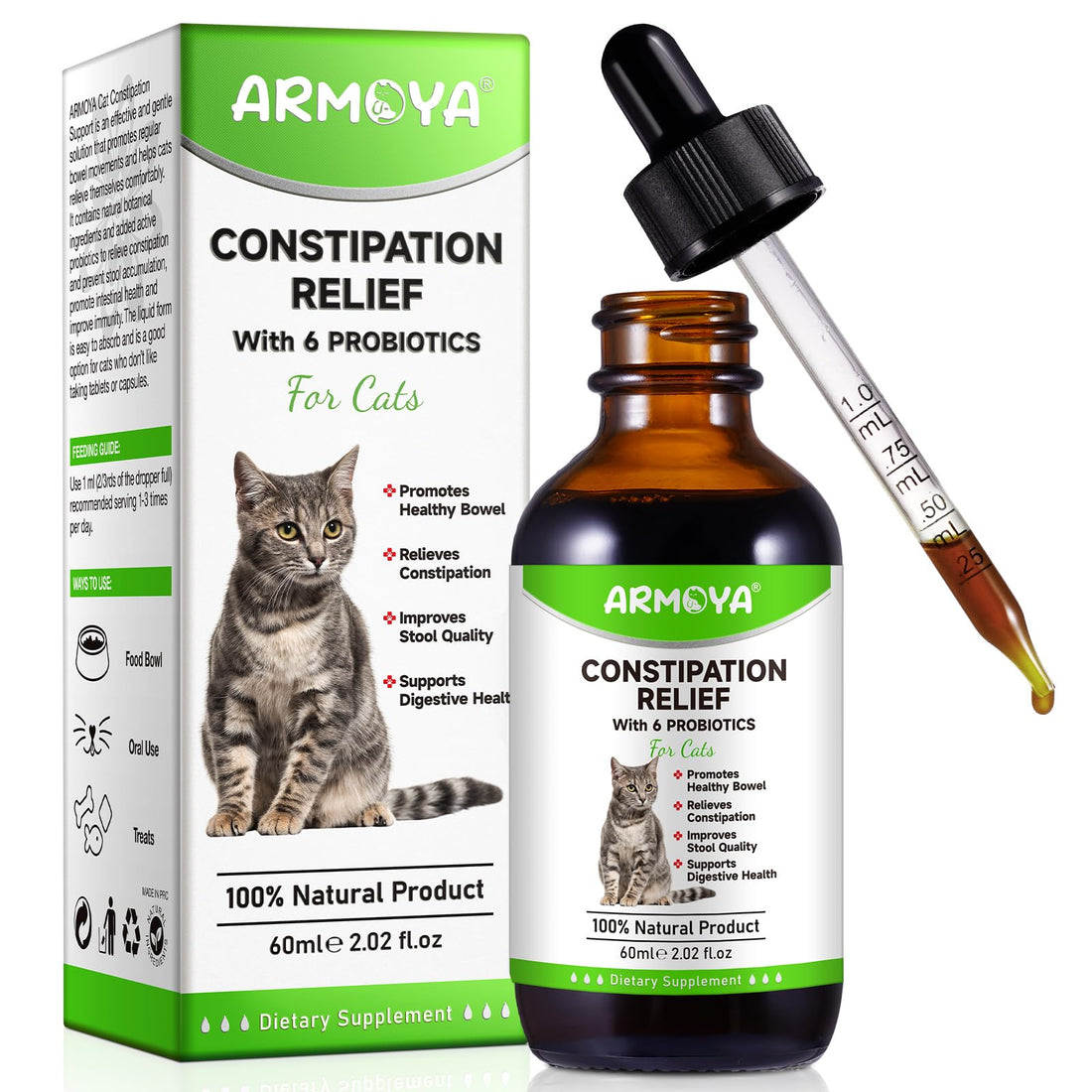 Cat Constipation Relief, Cat Laxative, Constipation Relief for Cat