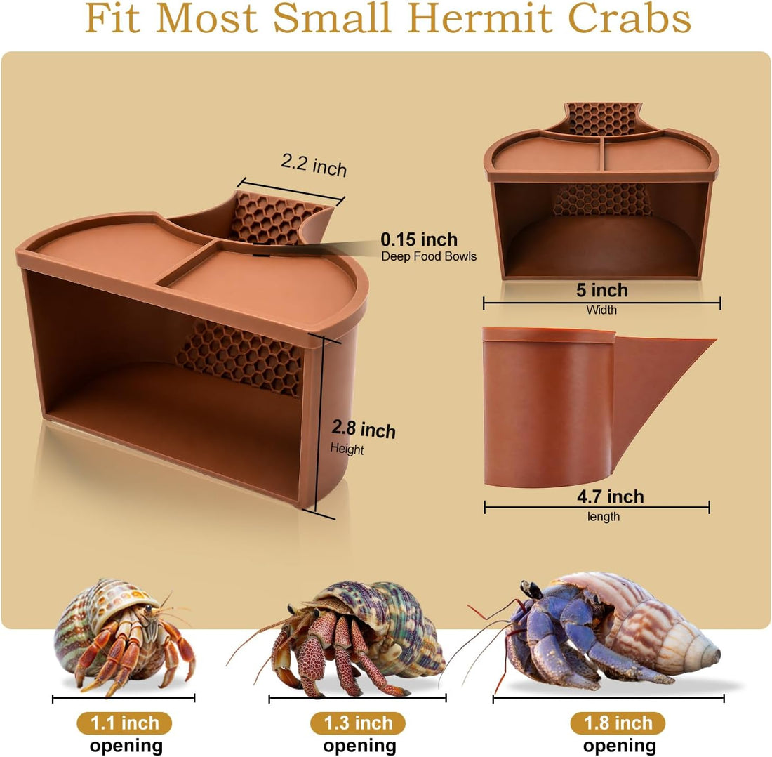 Hermit Crab Climbing Toy, Reptile Habitat Decor Exercise Playground