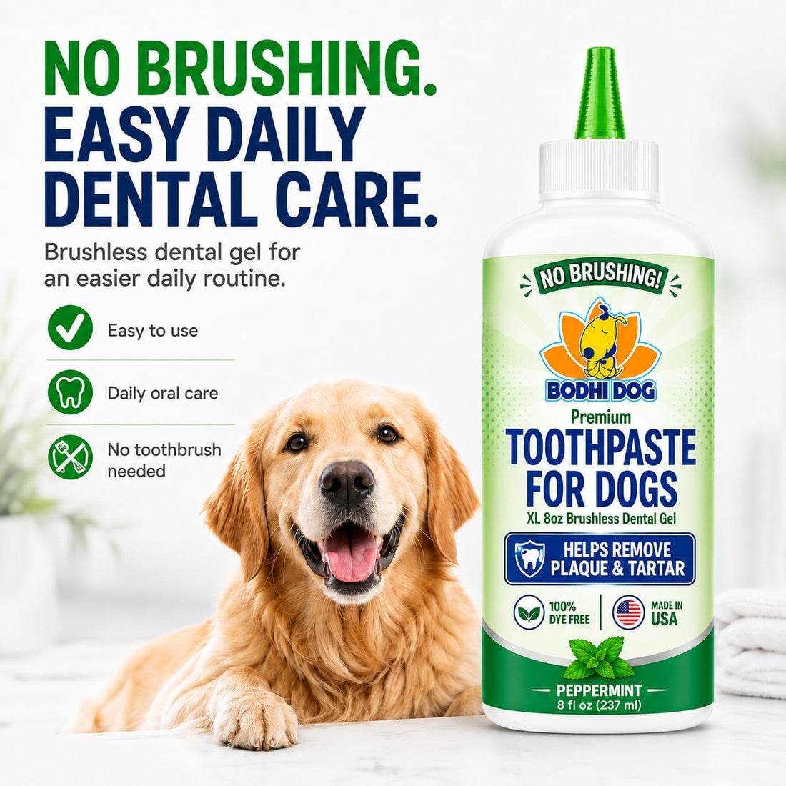 Bodhi Dog Pet Dental Gel - Toothpaste for Dogs