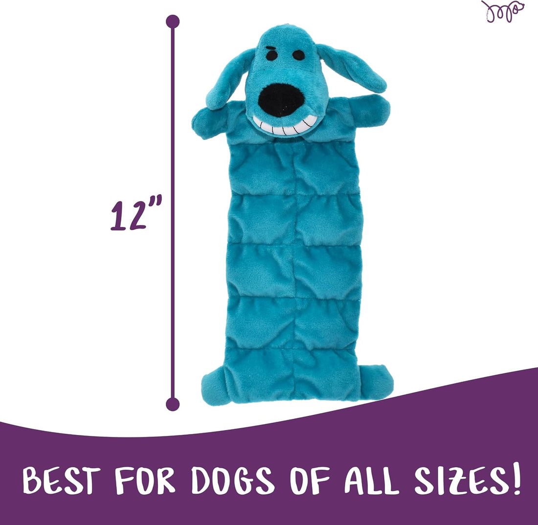 Multipet Original Loofa Dog Plush Toy Mat - Squeaky Dog Toy