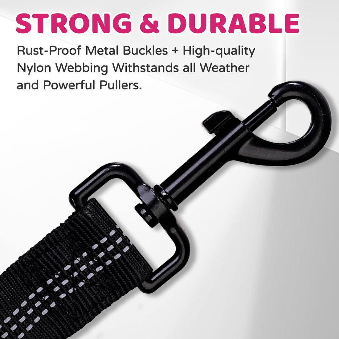 Double Dog Leash Coupler-360° Swivel