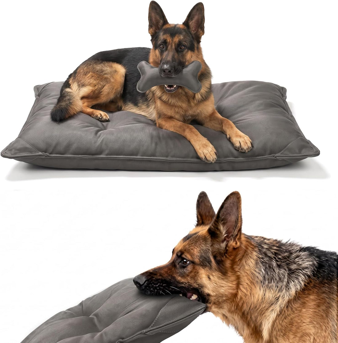 Veehoo Indestructible Dog Bed for Crate, Armored Chew Proof Dog Pad