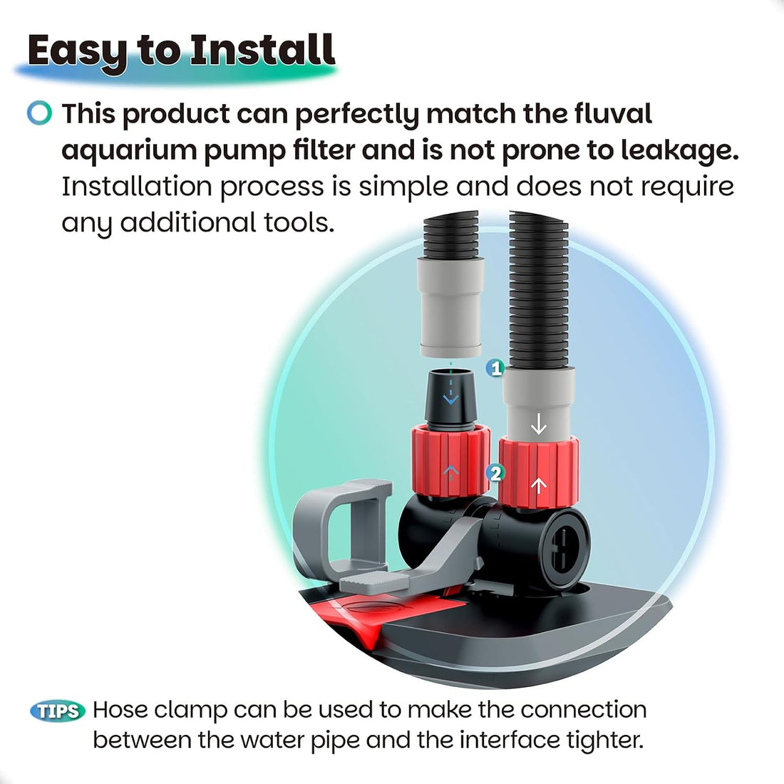 Canister Filter Ribbed Hosing A20015 Replace for Fluval Canister