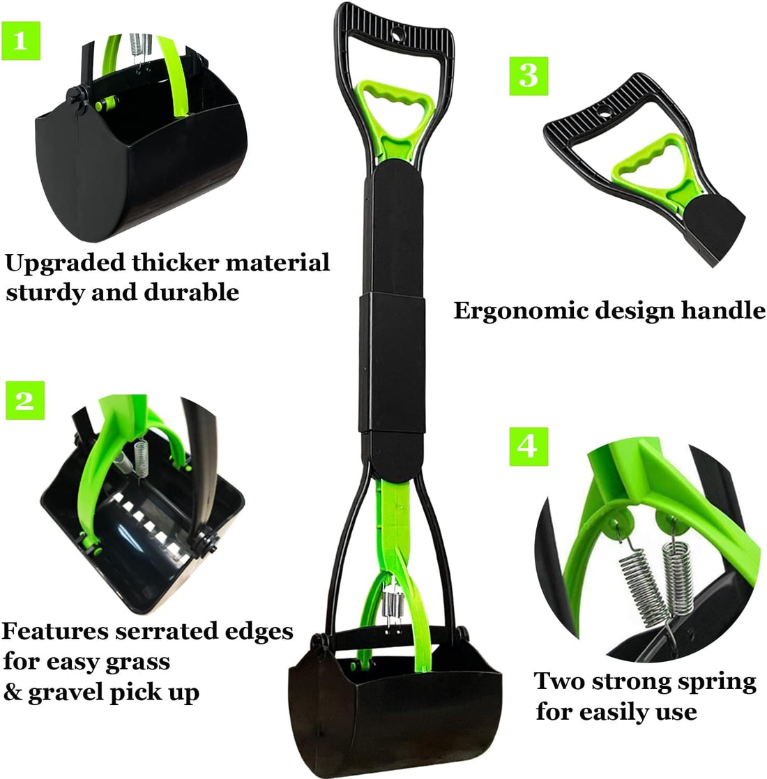 ienjoyed 28" Large Pooper Scooper for Dogs