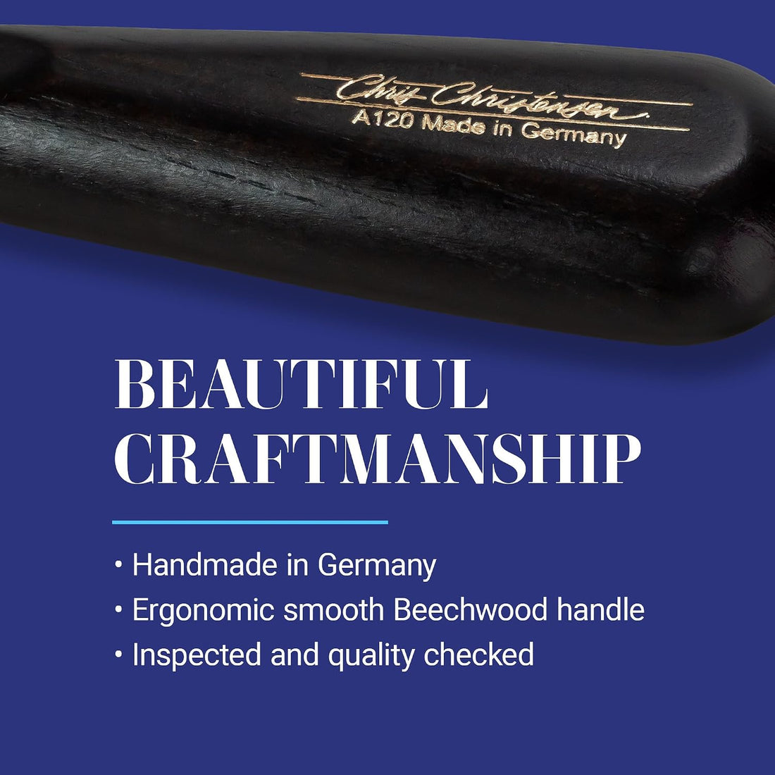 Chris Christensen Dog Brush, 20 mm. Ice Slip Dematting Brush