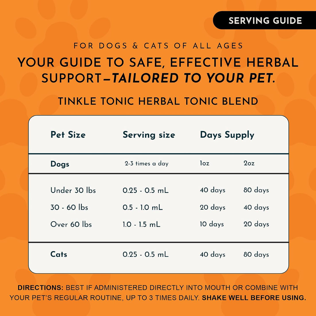 Animal Essentials Tinkle Tonic - Dog & Cat Urinary Tract Support