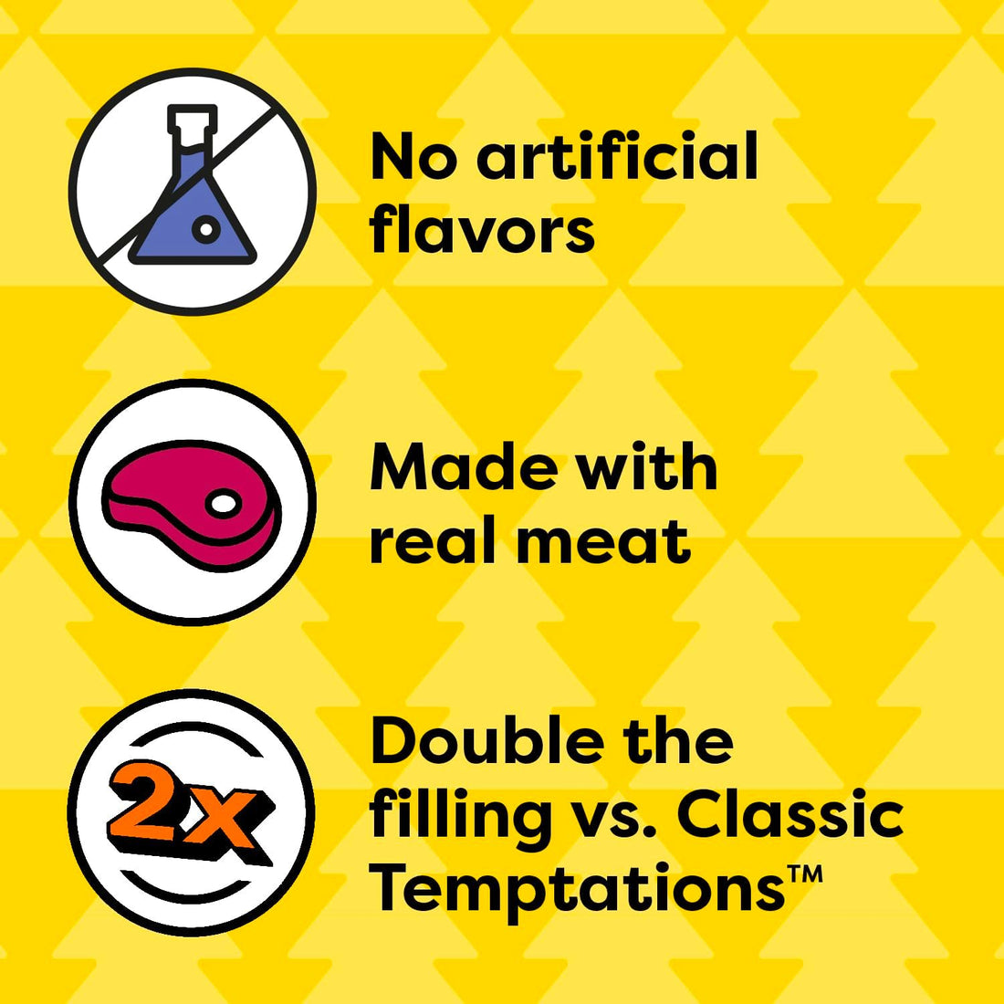Temptations Tender Fills Adult Cat Treats, Festive Feast Flavor