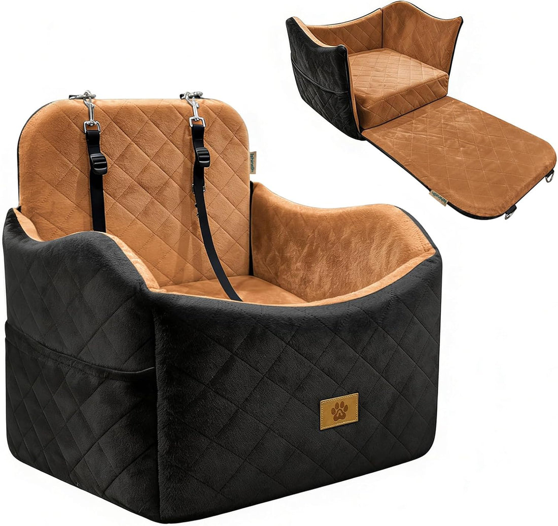 Dog Car Seat for Smal Dogs Up to 35lb,Machine Washable Dog Booster