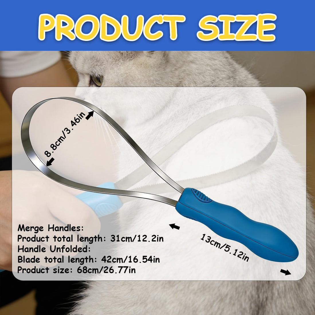 Deshedding Tool Grooming Brush for Horse Dog Cat