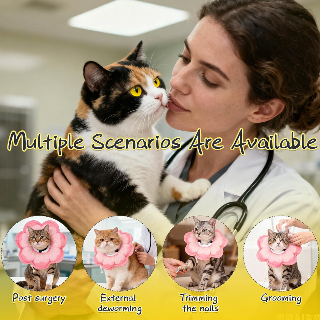 EXPAWLORER Cat Cone Collar Soft