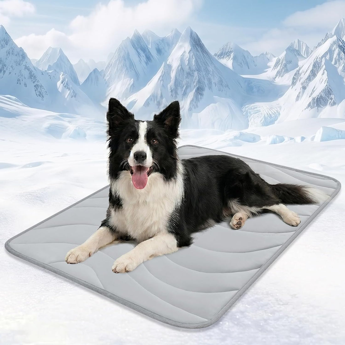 Cozyide Dog Cooling Mat, Q-Max>0.45, 40 L x 28" W, Blue