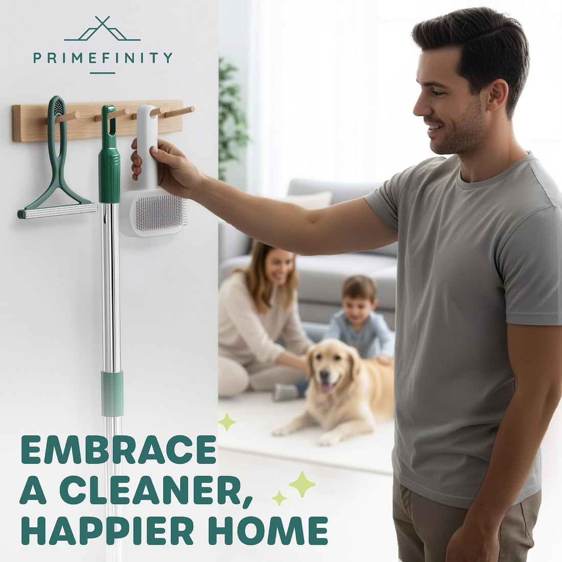 Carpet Rake for Pet Hair Removal Tool with Copper Teeths