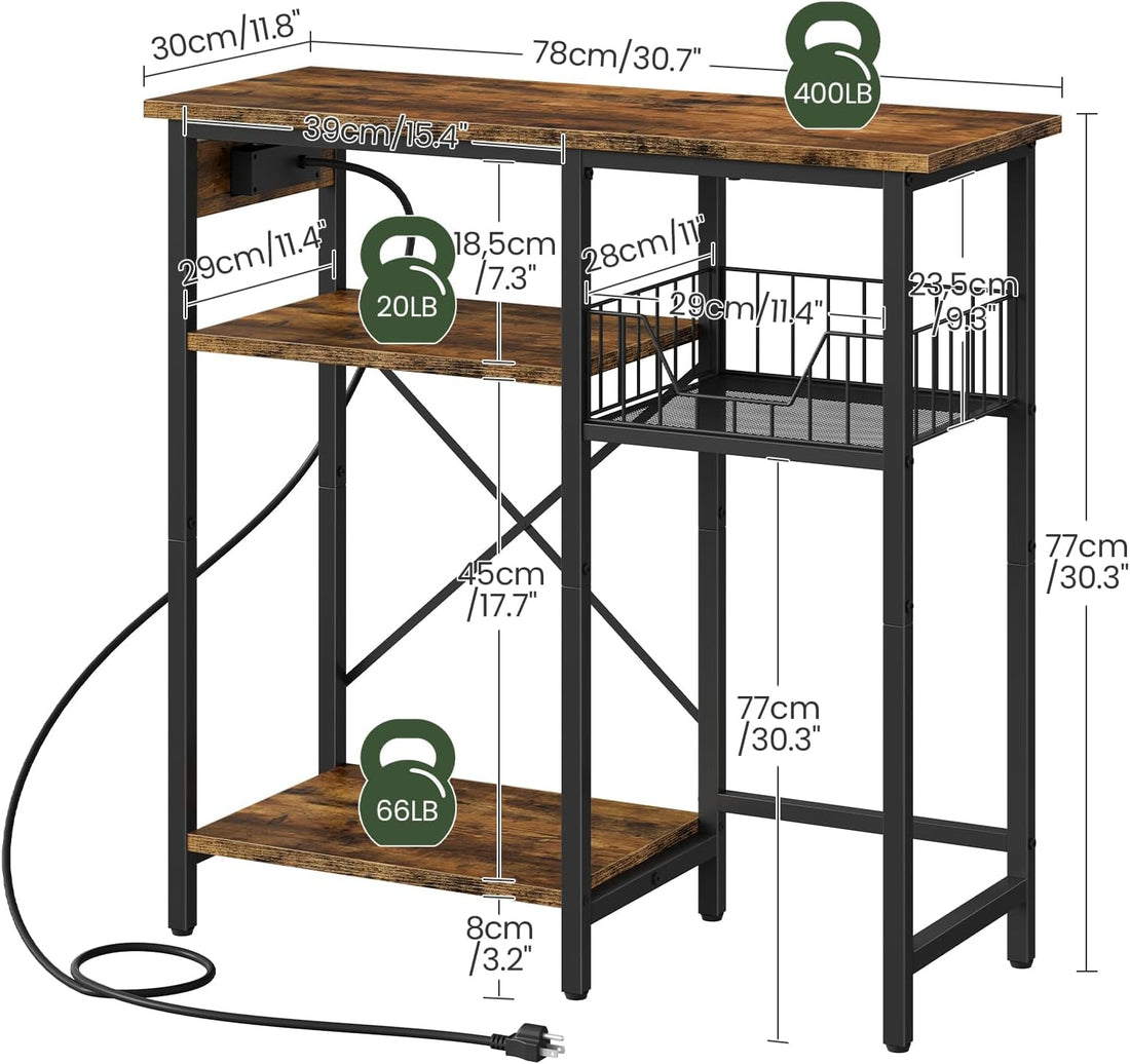 CHOEZON 10-20 Gallon Fish Tank Stand with Power Outlet