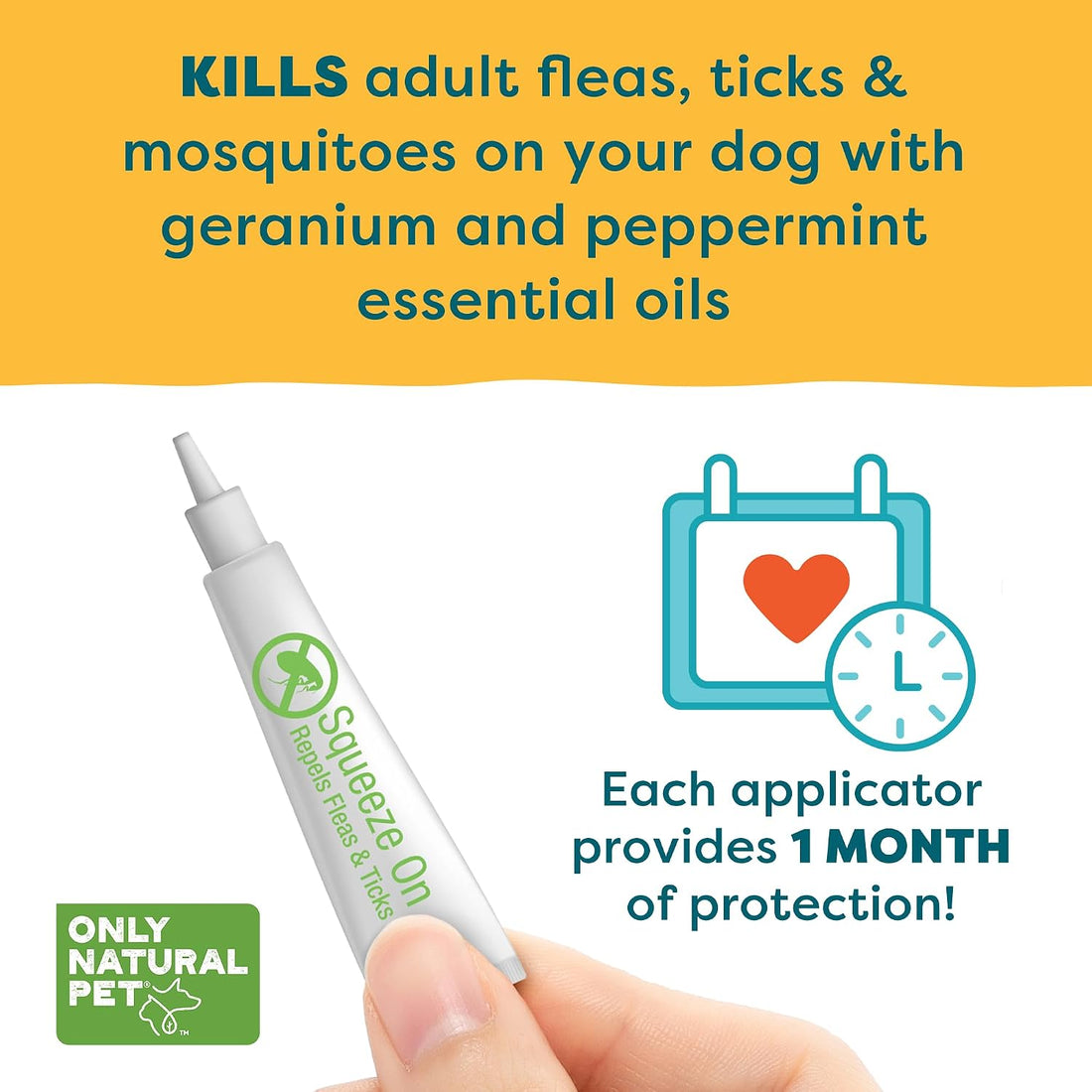 Only Natural Pet EasyDefense Flea & Tick Prevention for Medium Breed