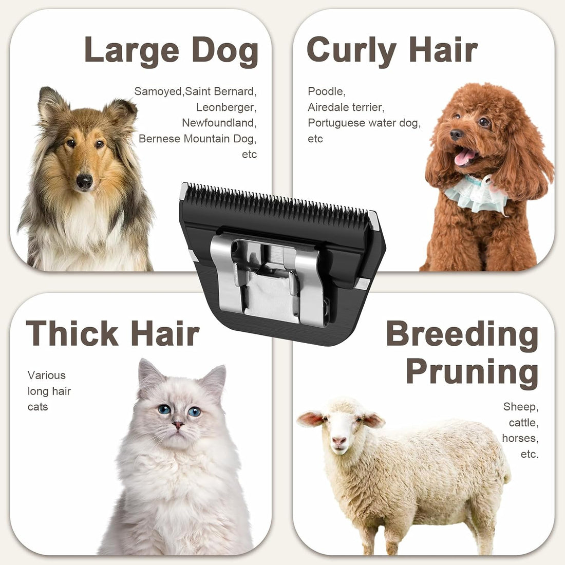 30W Blade for Dog Grooming Compatible with Andis,Oster A5,Wahl km10