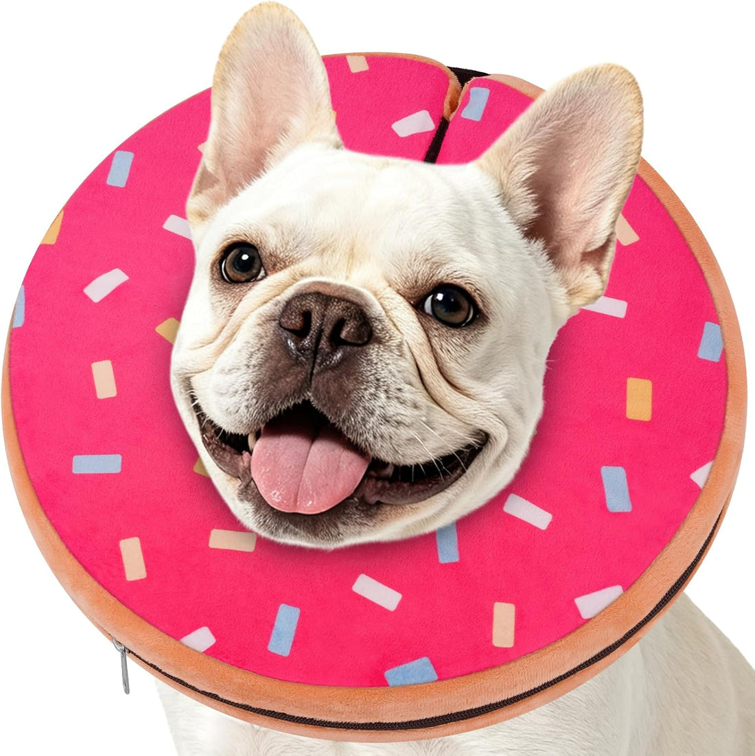 Donut Cone for Dogs, No-Inflation Sponge Donut Collar After Surgery